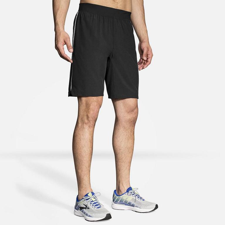 Brooks Men's Equip 9 Running Shorts - Grey (TNQL90365)